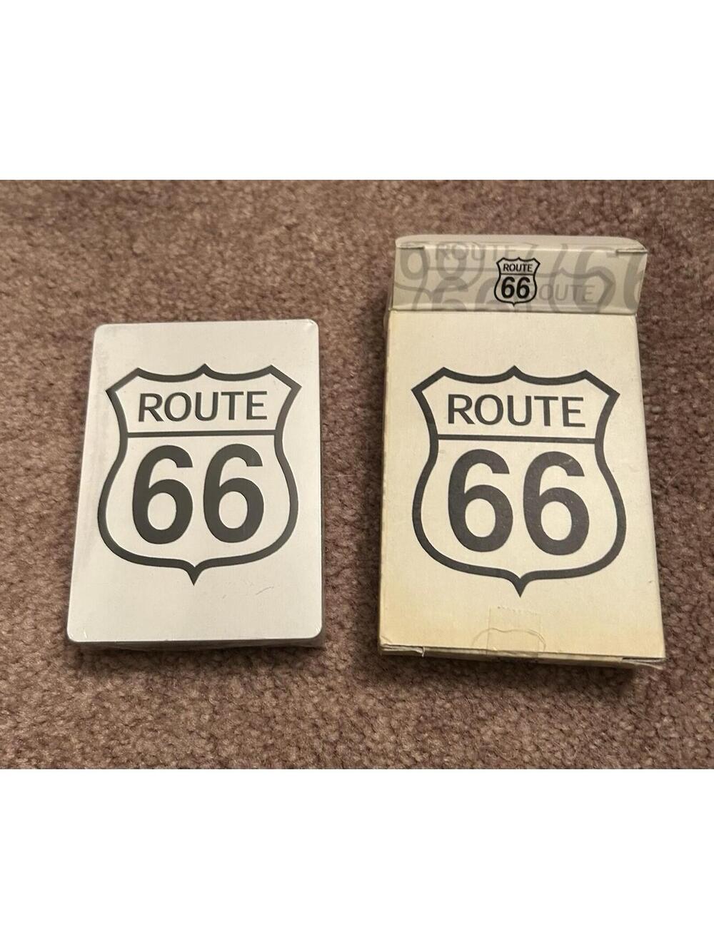 New Historic Route 66 Playing Cards Deck Sealed Poker Gambling -Road Trip Travel